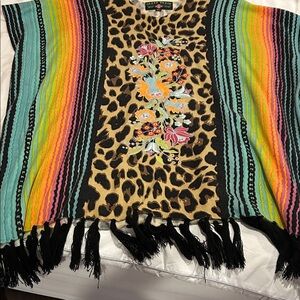 Crazy Train Leopard and Striped Knit